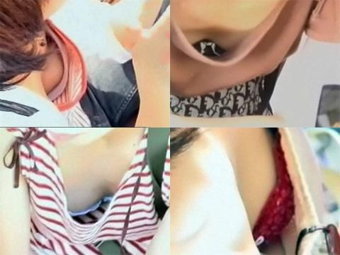 胸元これくしょん☆直下型胸チラ Vol.1 人物不明