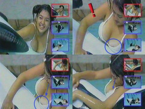 はしゃぎ過ぎてXXX ポロリ 小向美●子