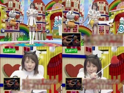 ミニスカでキック&パンチラ 小●麻耶