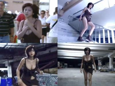 追いかけられる女 乳揺れ ほし●あき