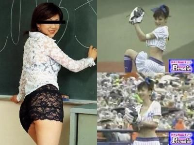 ほ●のあき始球式でセクシー衣装&パンチラ ほし●あき