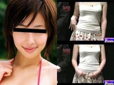 井上和○ ノーブラで乳首丸見え 井●和香