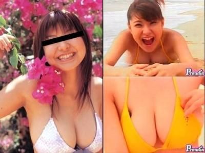 乳首が見えています! 花●美里