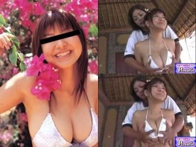 なんともいえない爆乳が・・?! 花●美里