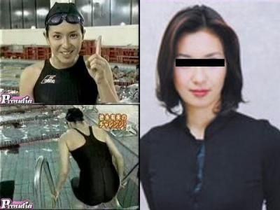 プールで泳ぐ 徳永有美
