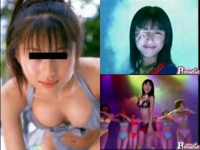 水着でCM 人物不明