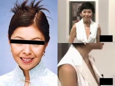 ノーブラ大胆ドレス 阿●知代
