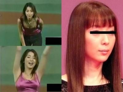 始球式で胸・ブラチラ 稲●いずみ