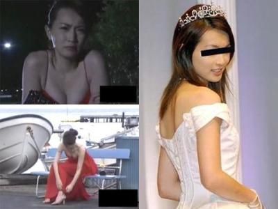大胆ドレスからおっぱいハミ出し 長●川京子