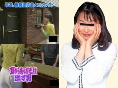 ピタピタパンツでパン透け 松●志のぶ