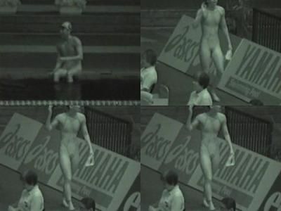 競泳界のアイドル「ハ●トモ」の乳首陰毛丸見え赤外線盗撮 萩●智子