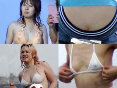 ビーチでビーチク vol.1 素人多数