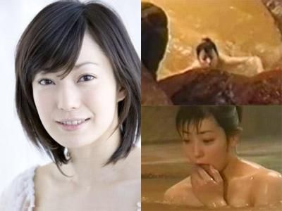 菅●美穂が温泉で全裸水泳! 菅●美穂