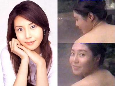 松●菜々子が全裸で温泉! 松●菜々子