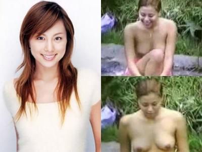 米倉●子を露天風呂で発見! 米●涼子