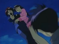 anime boy give everything away demon forest