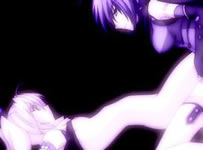anime girl bellypunching